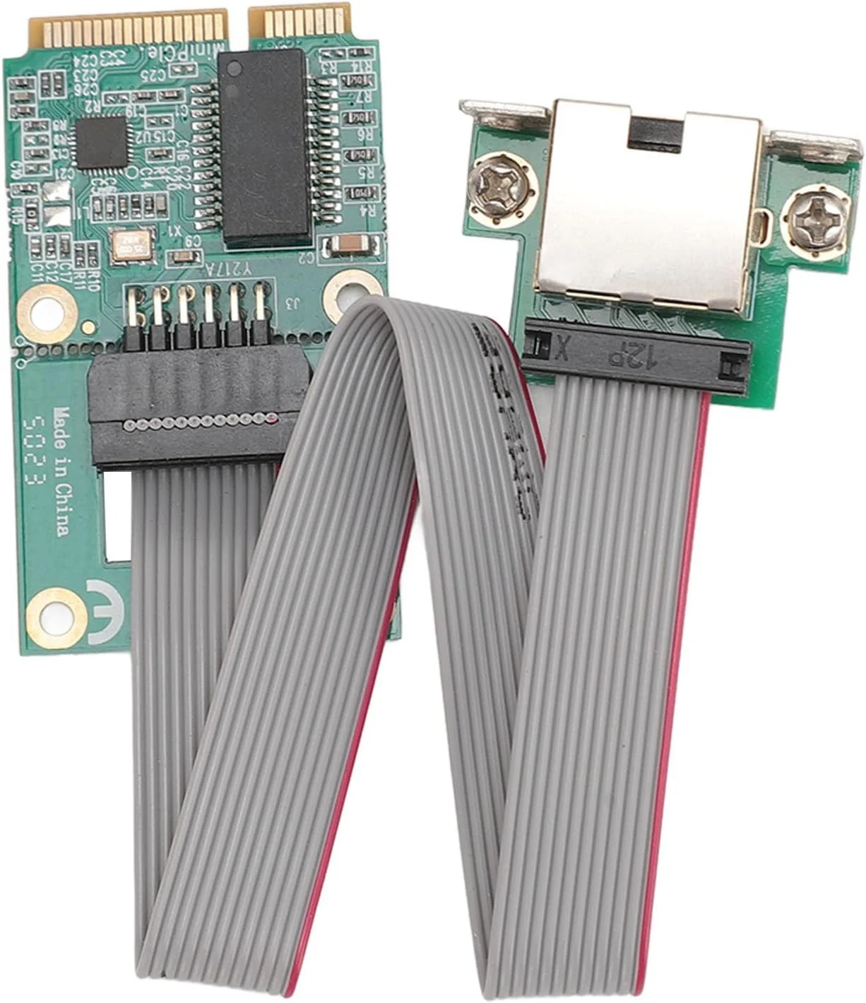 کارت شبکه مینی PCIE گیگابیتی اترنت 10/100/1000Mbps فول/هاف دوپلکس آداپتور مبدل LAN VLAN برای کامپیوتر رومیزی