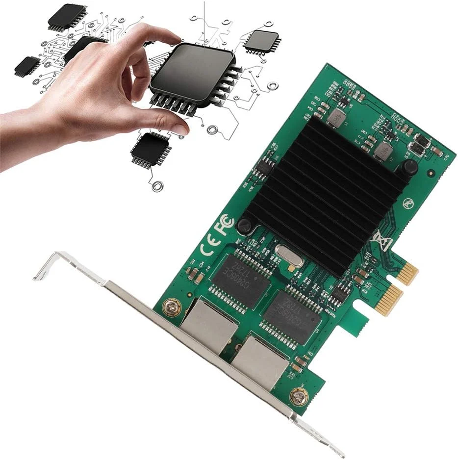 کارت گیگابیتی XUMIUZIY، دو پورت PCI-Express، عملکرد نوآورانه مدیریت انرژی، ساختار فشرده، کارت اترنت گیگابیتی دو پورت PCI-E X1 1000Mbps کارت گیگابیتی XUMIUZIY، دو پورت PCI-Express، عملکرد نوآورانه مدیریت انرژی، ساختار فشرده، کارت اترنت گیگابیتی دو پورت PCI-E X1 1000Mbps