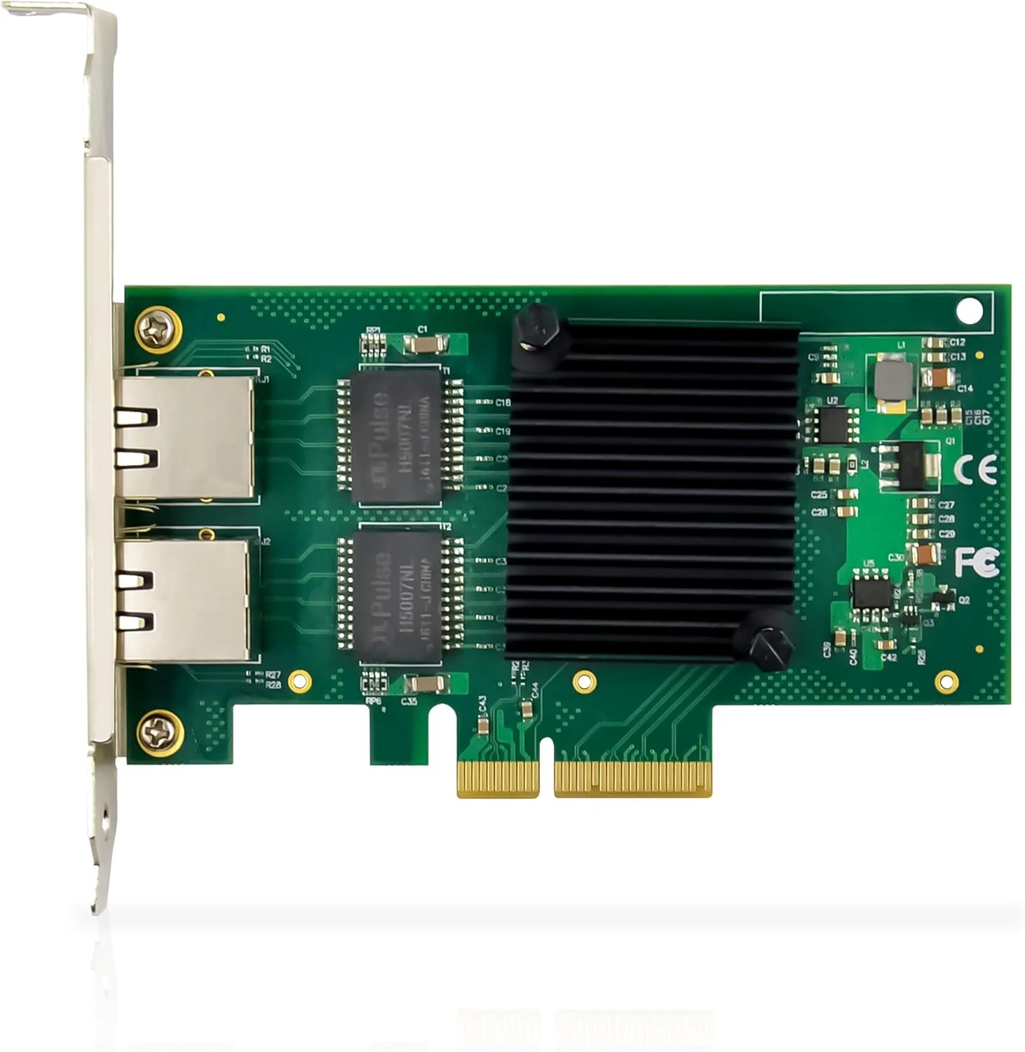 کارت شبکه 1Gb PCIe X4 NIC با دو پورت RJ45 برای Intel I350AM2 10/100/1000Mbps PCI-E Ethernet LAN، مقایسه با I350-T2 برای Win/Linux/FreeBSD/VMware/Unix-X2R1143-11