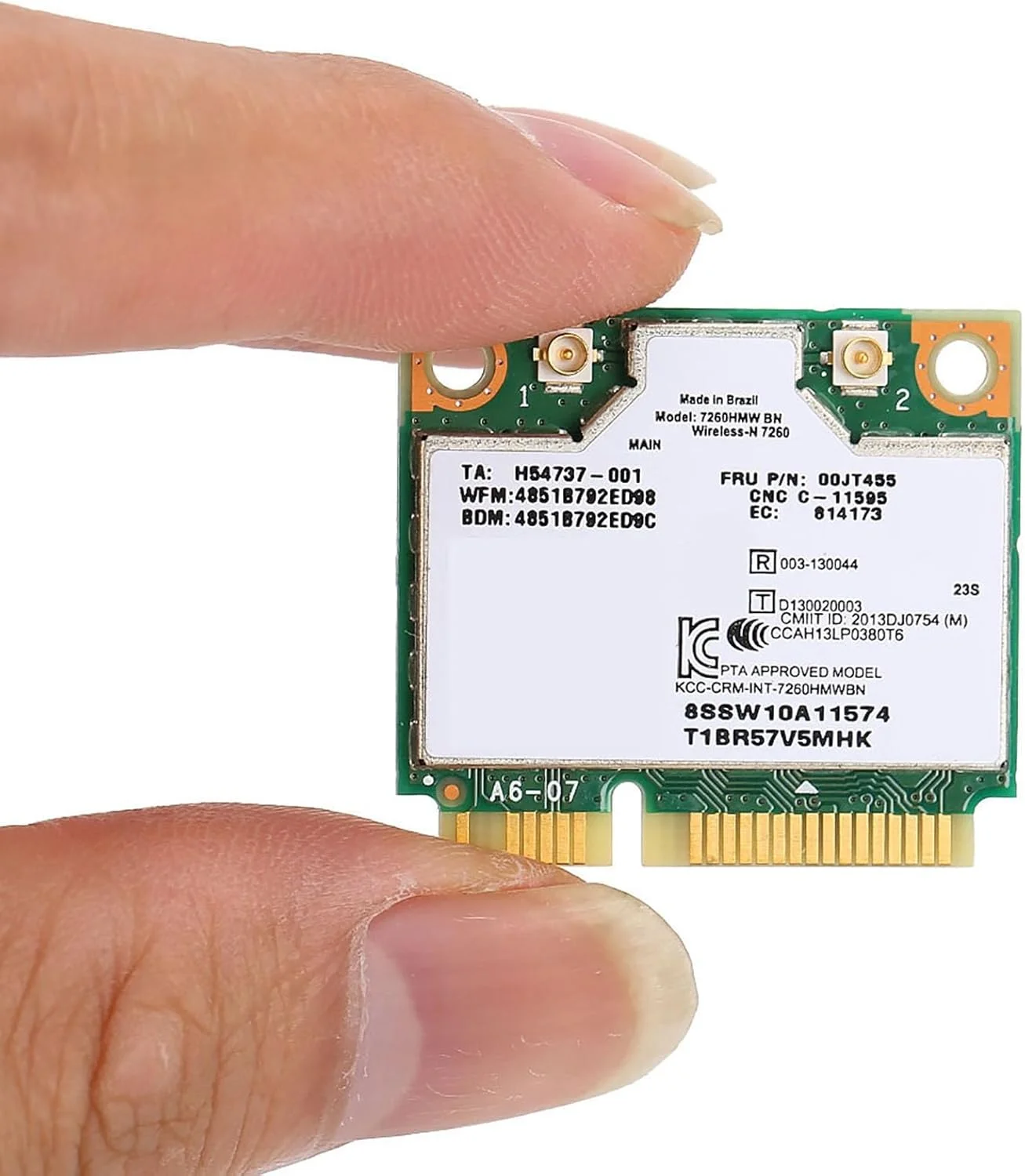 کارت وایرلس XUMIUZIY، کارت وایرلس Mini PCI-E پورت WiFi مدل 04W3815، کارت PCI-E پرسرعت 802.11b/g/n یا Y510P Y410P Y430P.