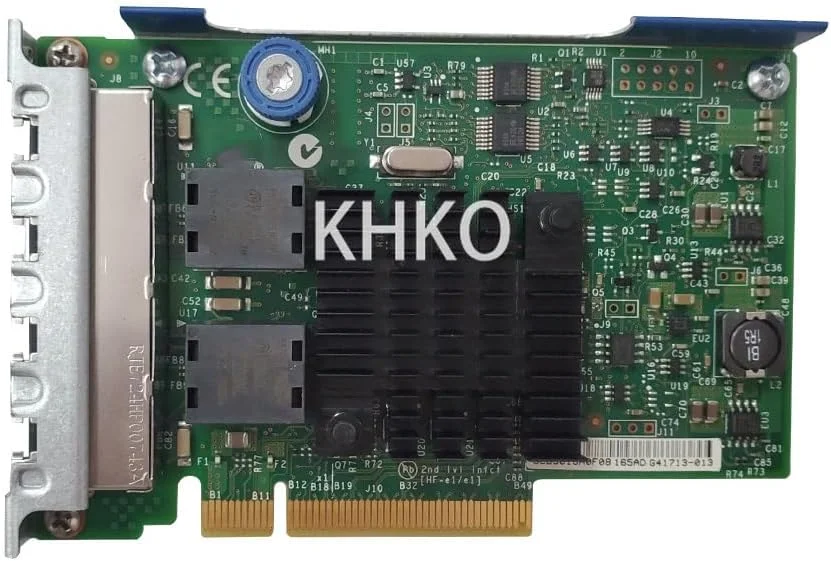 کارت شبکه چهار پورت گیگابیتی 665240-B21 669280-001 665238-001 366FLR برای سرور، آداپتور کارت شبکه PCI چهار پورت گیگابیتی