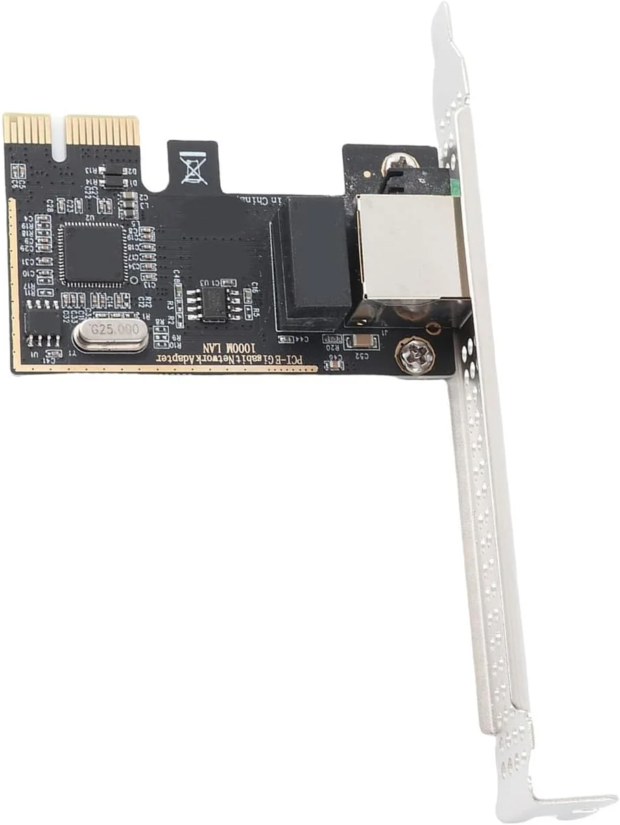 آداپتور PCIE Asixxsix، کارت شبکه گیگابیتی اترنت PCI Express با سرعت 10/100/1000 مگابیت بر ثانیه، کارت اترنت LAN PCIE RJ45 برای WINDOWS / / OS X 10.7، لوازم جانبی کامپیوتر