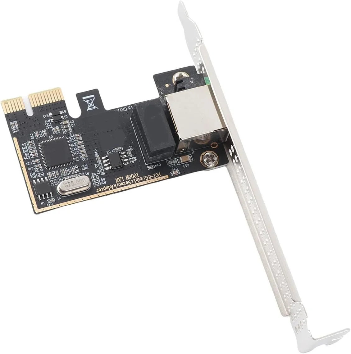 آداپتور PCIE Asixxsix، کارت شبکه گیگابیتی اترنت PCI Express با سرعت 10/100/1000 مگابیت بر ثانیه، کارت اترنت LAN PCIE RJ45 برای WINDOWS / / OS X 10.7، لوازم جانبی کامپیوتر