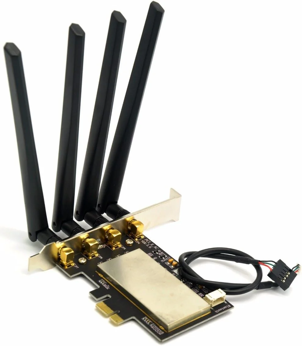 WTXUP مبدل آداپتور کارت WLAN دسکتاپ PCI-e PCI Express برای کارت وای فای