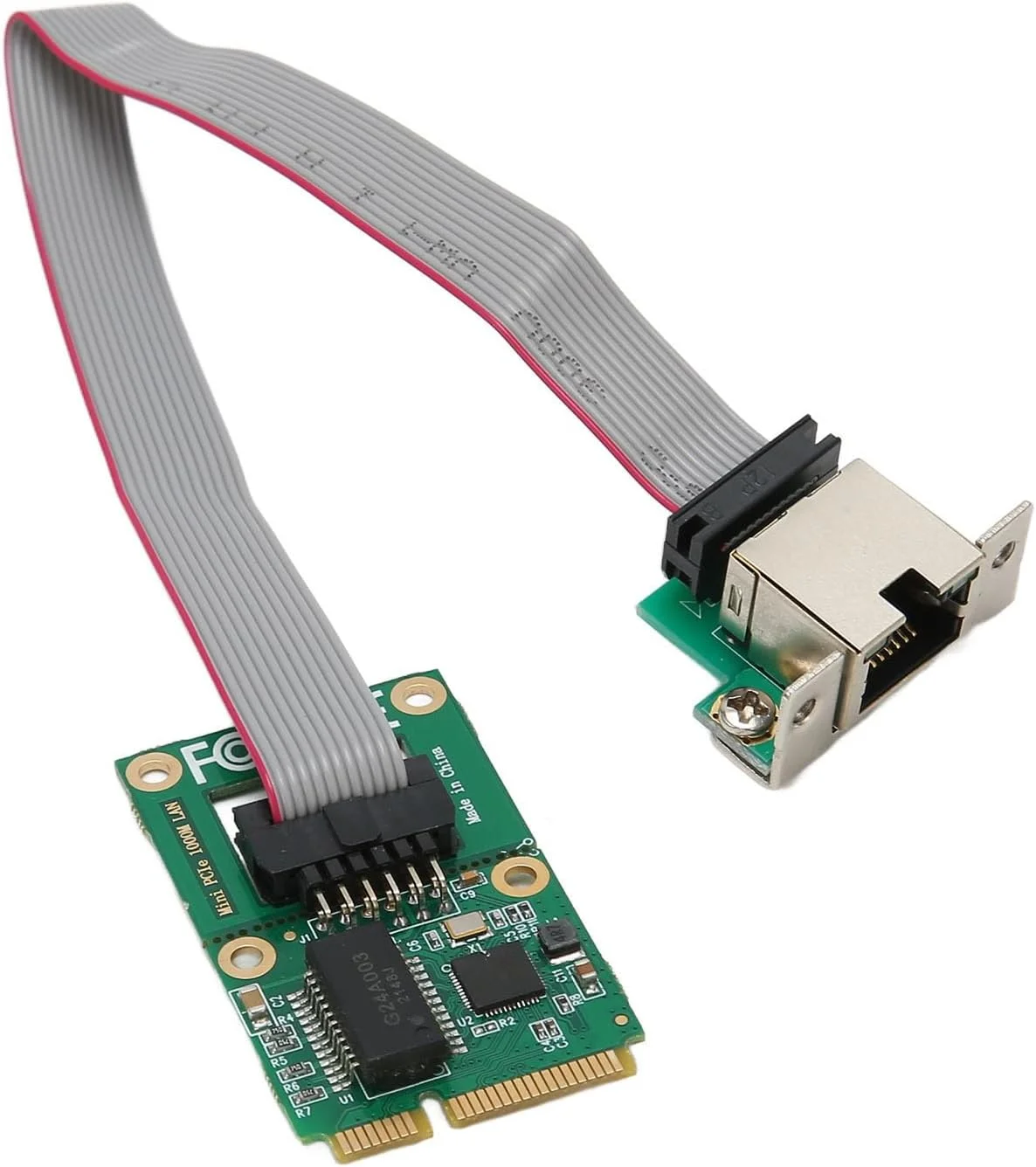 کارت شبکه اترنت PCI Express با سرعت 10/100/1000 مگابیت بر ثانیه، سازگاری خودکار، پورت RJ45 LAN NIC پایدار برای لپ تاپ