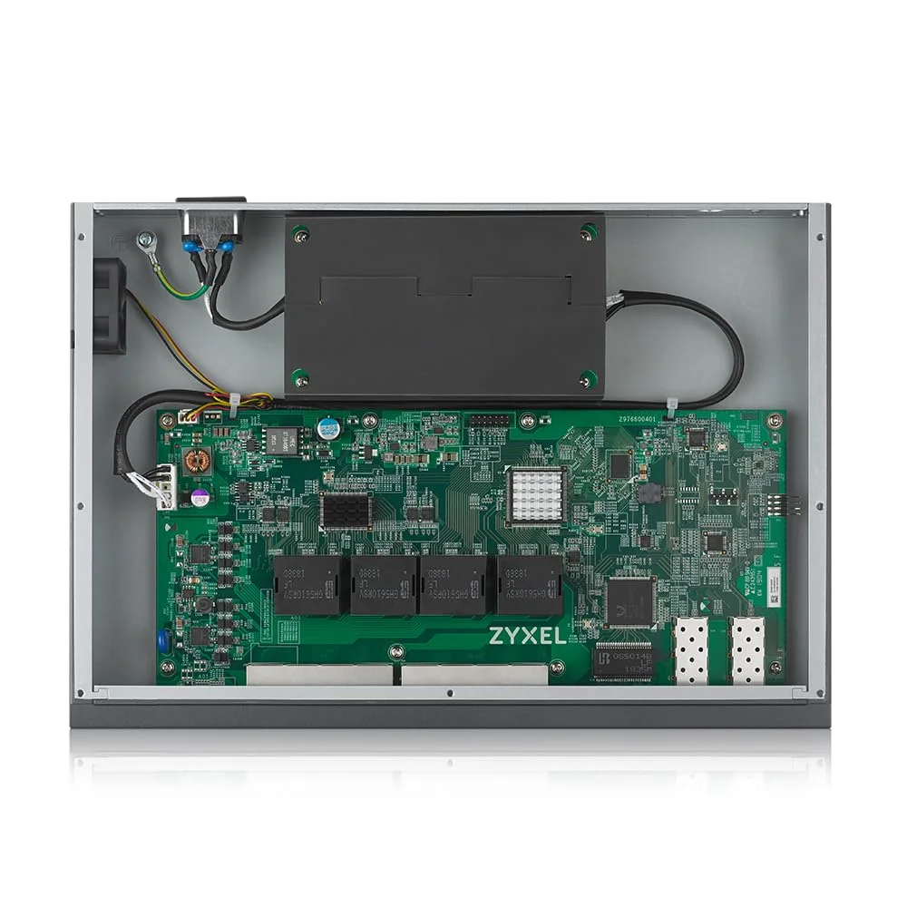 سوییچ گیگابیتی هوشمند مدیریتی PoE+ زایکسل با 16 پورت، بودجه 250 واتی و دو پورت گیگابیتی کمبو با مدیریت ابری Nebula، سوییچ PoE با برد بلند [GS1350-18HP]