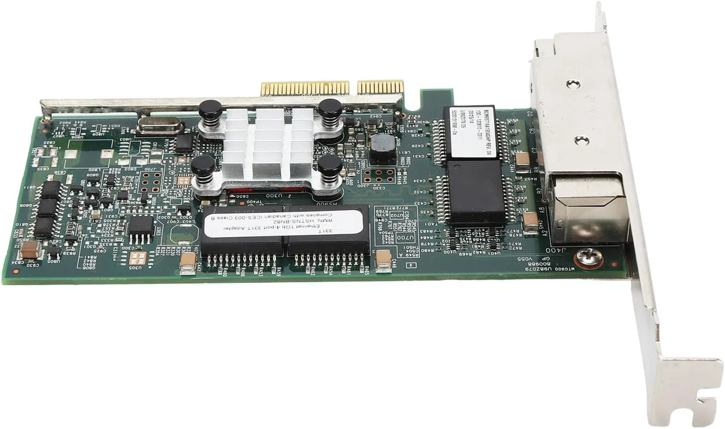 کارت گیگابیتی PCIe، آداپتور اترنت PCI Express، حرفه ای و کارآمد 10/100/1000 مگابیت بر ثانیه با تراشه BCM95719، آداپتور اترنت 4 پورت PCI Express برای کامپیوتر