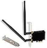 کارت شبکه وایرلس دو بانده 1200Mbps PCI Express WiFi FebSmart با فرکانس 2.4GHz 300Mbps و 5GHz 867Mbps برای کامپیوترهای رومیزی ویندوز 7، 8، 8.1، 10 و سرور (32/64 بیتی) - دارای فناوری Beamformee، MU-MIMO و هیت سینک (FS-AC87)
