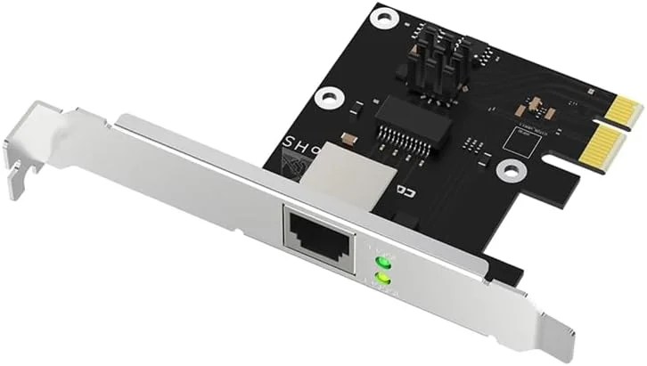 کارت شبکه گیمینگ PCIE با آداپتور RJ45 گیگابیتی LAN 10/100/1000Mbps Realtek RTL8111H PCI-E PCI برای Express Rj-45 Lan