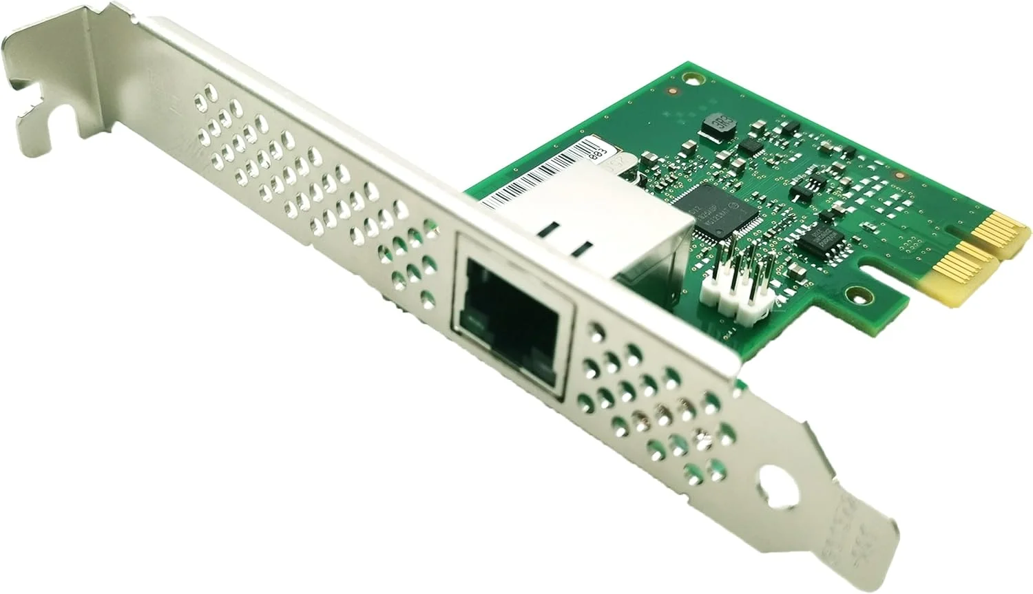 کارت شبکه سرور اترنت گیگابیتی 1.25G | پورت تکی RJ45 مسی | 10/100/1000/1250Mbps | PCI Express 2.1 x1 | سازگار با کنترلر Intel I210 | پشتیبانی از Windows 10, Linux