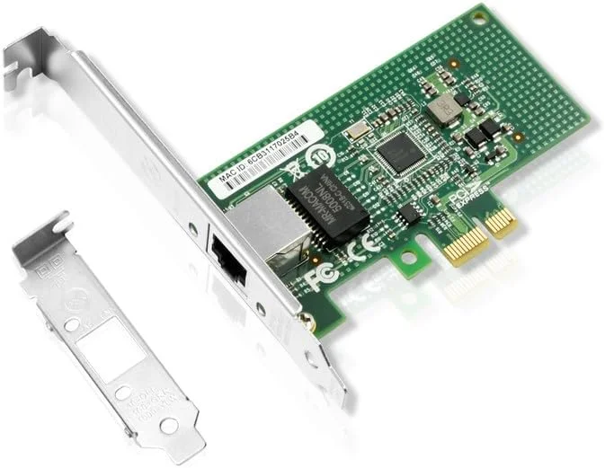 کارت شبکه گیگابیتی تک پورت RJ45 اترنت مسی، با چیپست Intel I210، آداپتور PCI-Express v2.1x1 NIC پشتیبانی از Windows Server/Freebsd/VMware