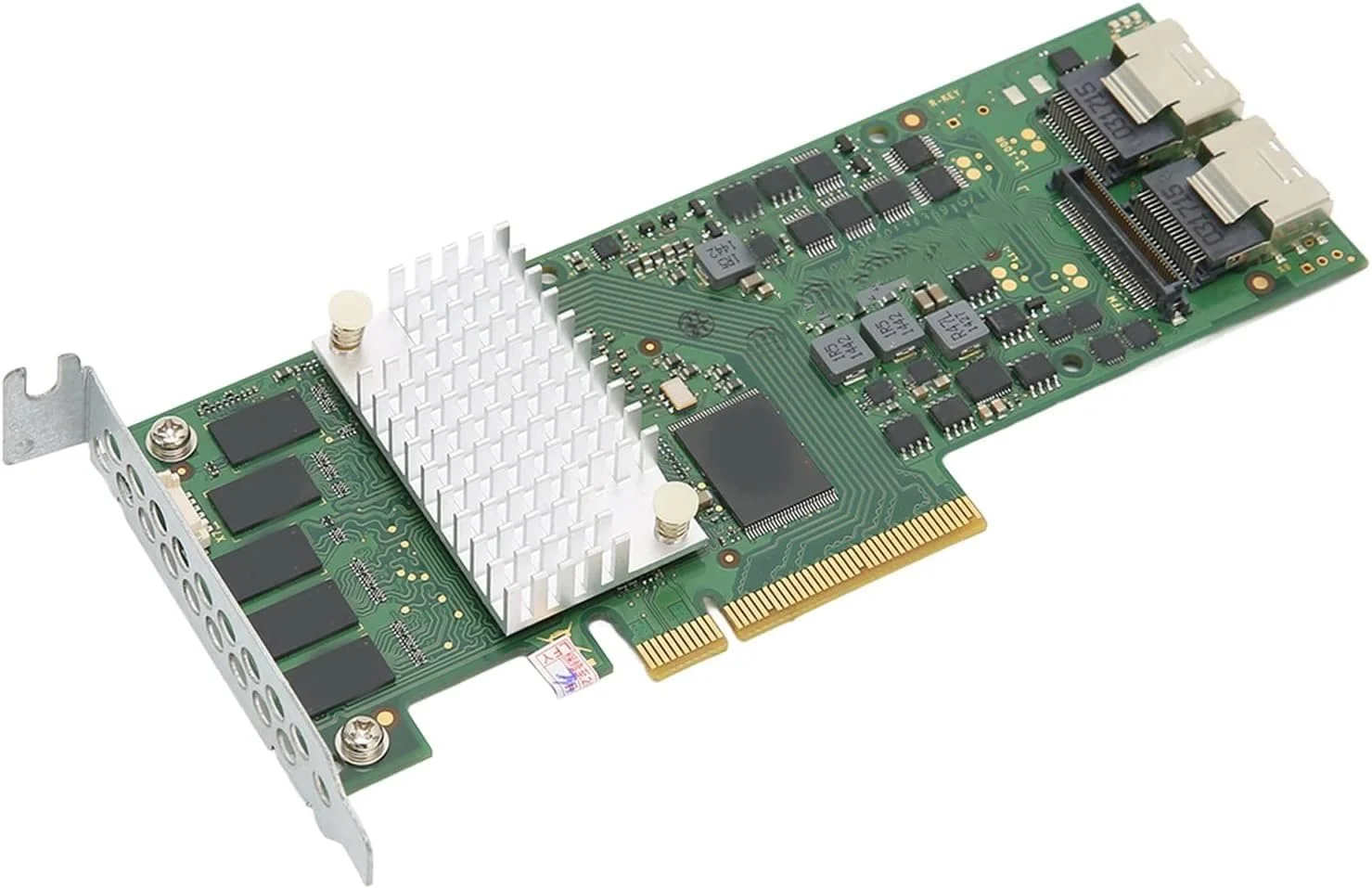 کارت شبکه سرور گیگابیتی اترنت PCIe، کنترلر اترنت PCI Express LAN 6 گیگابیت بر ثانیه، نصب آسان، جنس PCB مناسب برای سرور