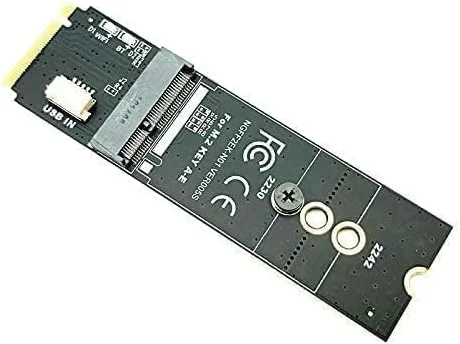 تبدیل M.2 M-Key به اسلات A+E Key NGFF کارت شبکه وای فای بی‌سیم M.2 NGFF PCI Express به کارت E Key آداپتور وای فای M.2