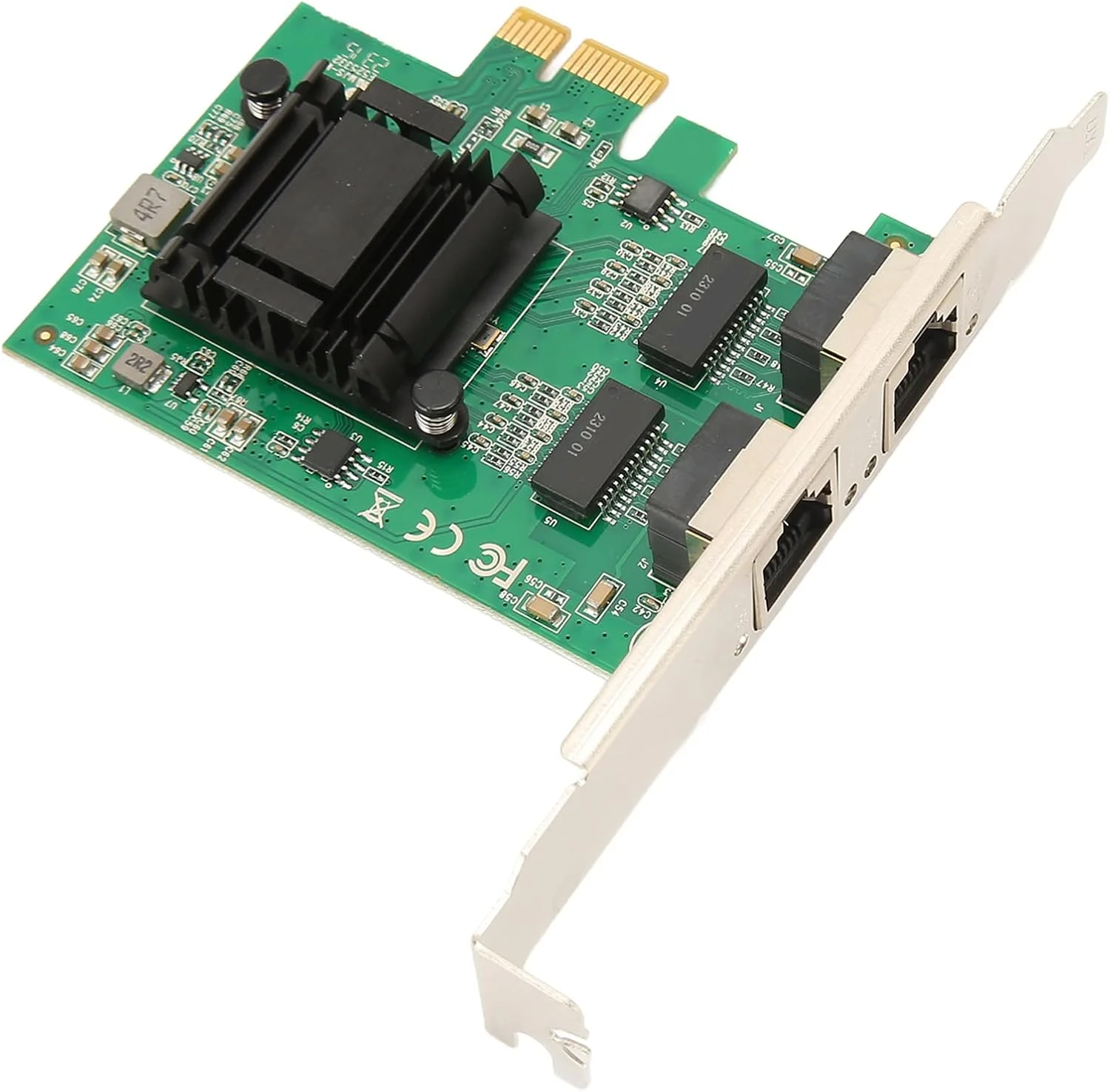 کارت شبکه سرور دو پورت RJ45 مدل TXA108 82571 PCI Ex1 گیگابیتی برای کامپیوتر رومیزی