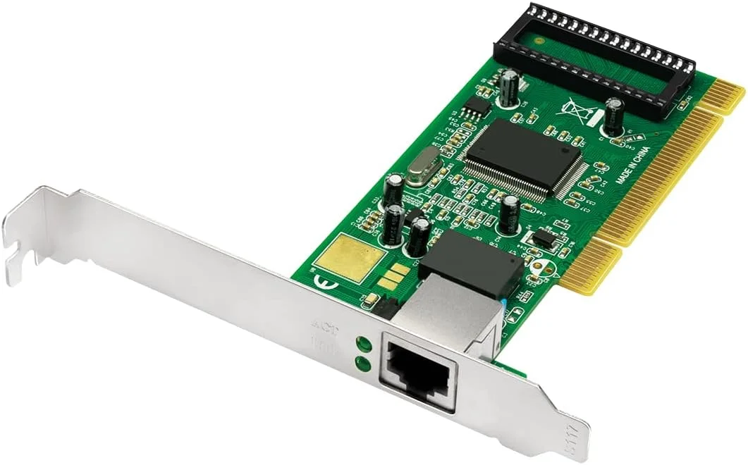 کارت شبکه گیگابیتی PCI لاجی‌لینک با قابلیت WOL (Wake-On-LAN)، تک پورت