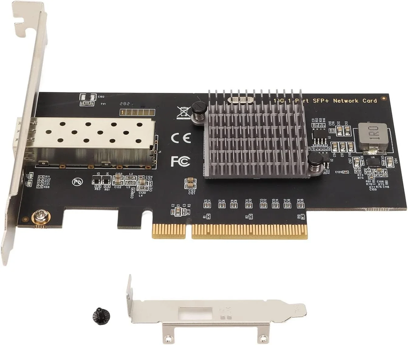 کارت شبکه 10 گیگابیت SFP، کارت شبکه PCI Express X8 NIC با چیپست Intel 82599، سازگار با Win/، پشتیبانی از اترنت 10 گیگابیتی، انطباق کامل/نیمه