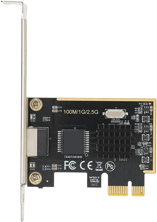 کارت شبکه TXA073 2.5G، کارت اترنت گیگابیتی PCI Express با سرعت 10/100/1000M/2.5Gbps، لوازم کامپیوتر رده بالا برای استفاده در خانه/دفتر