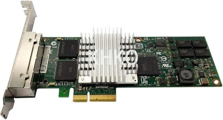کارت شبکه چهار پورت گیگابیتی 00E0838، آداپتور PCI با پروفایل پایین، پورت RJ45، کارت شبکه 5717 چهار پورت (00E0838) - استوک