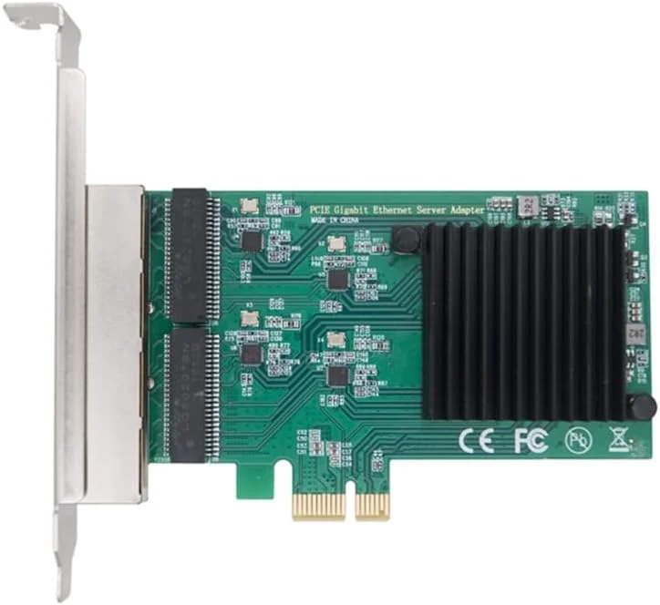 کارت شبکه گیگابیتی Pci-E، کارت Pci-Express چهار پورت گیگابیتی Rtl8111H