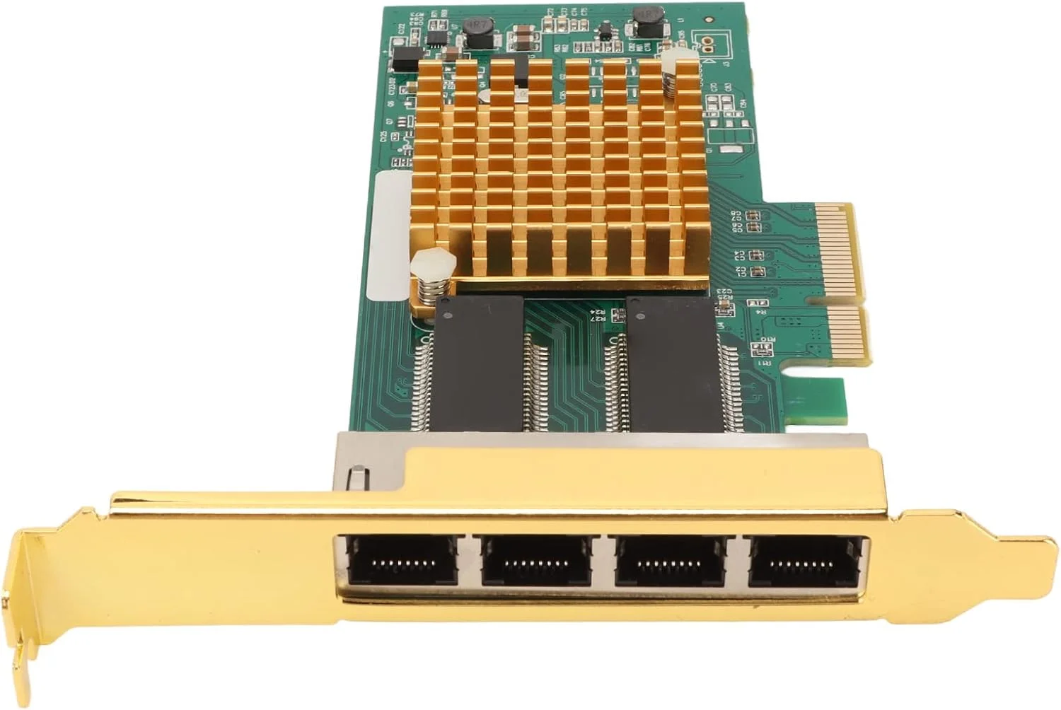 کارت شبکه گیگابیتی PCI E با 4 پورت RJ45، آداپتور اکسپرس اترنت سریع PCI Express با تراشه I350