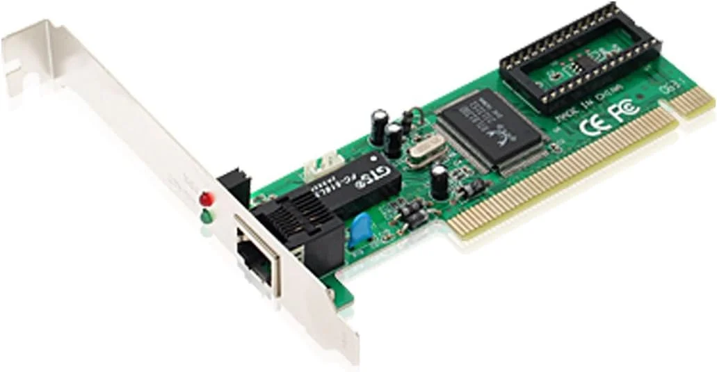 کارت شبکه اترنت سریع PCI با سرعت 10/100 مگابیت بر ثانیه - سبز