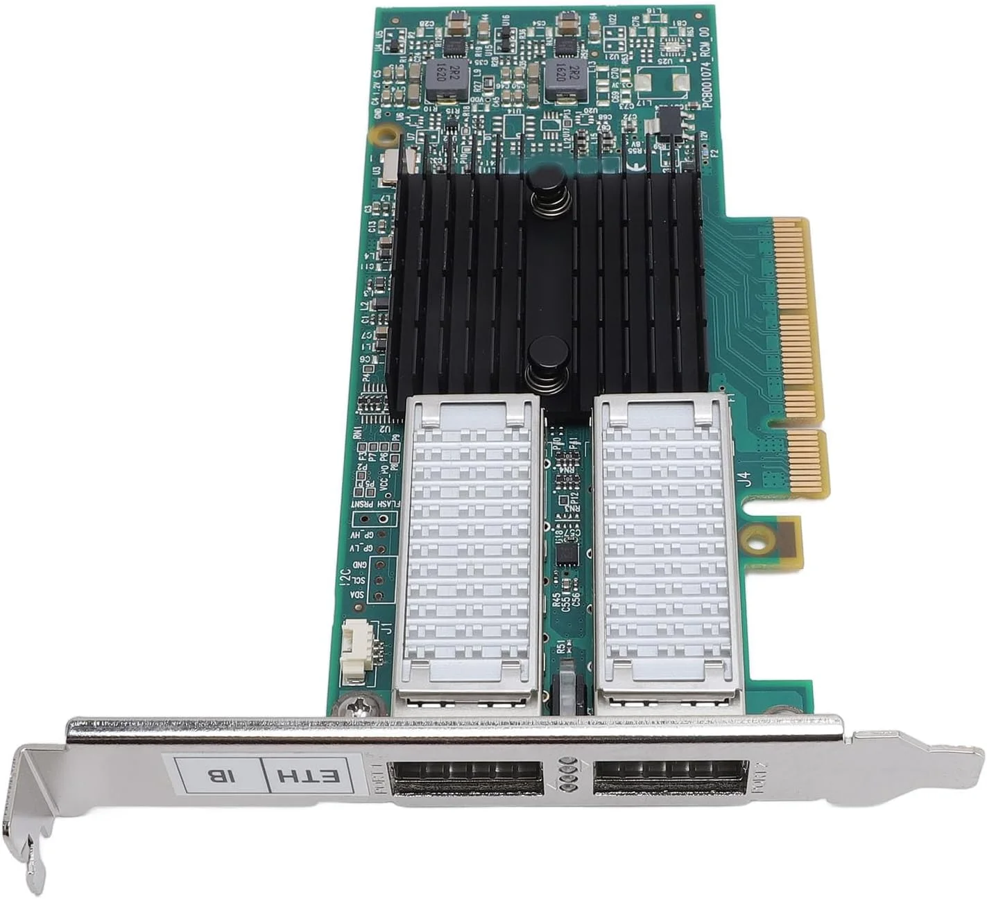 کارت شبکه دو پورت QSFP 40Gb/s PCI Express 3.0 X8 اترنت برای سرور مدل MCX354A FCCT PCI