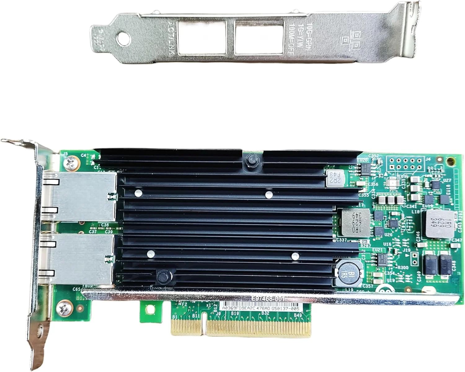 آداپتور شبکه دوگانه SVNXINGTII X540-T2 10Gb NIC با دو پورت RJ45 و چیپست Intel X540، آداپتور شبکه 10G PCI Express LAN سازگار با Windows Server/Windows/Linux/Vmware/ESX