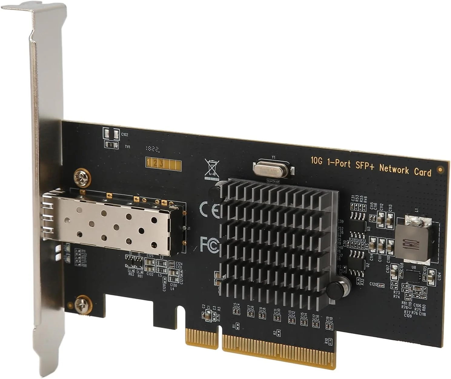 کارت شبکه 10 گیگابیت PCI E، آداپتور اترنت LAN PCI Express، کنترلر Intel82599EN، پورت SFP تکی سازگار برای