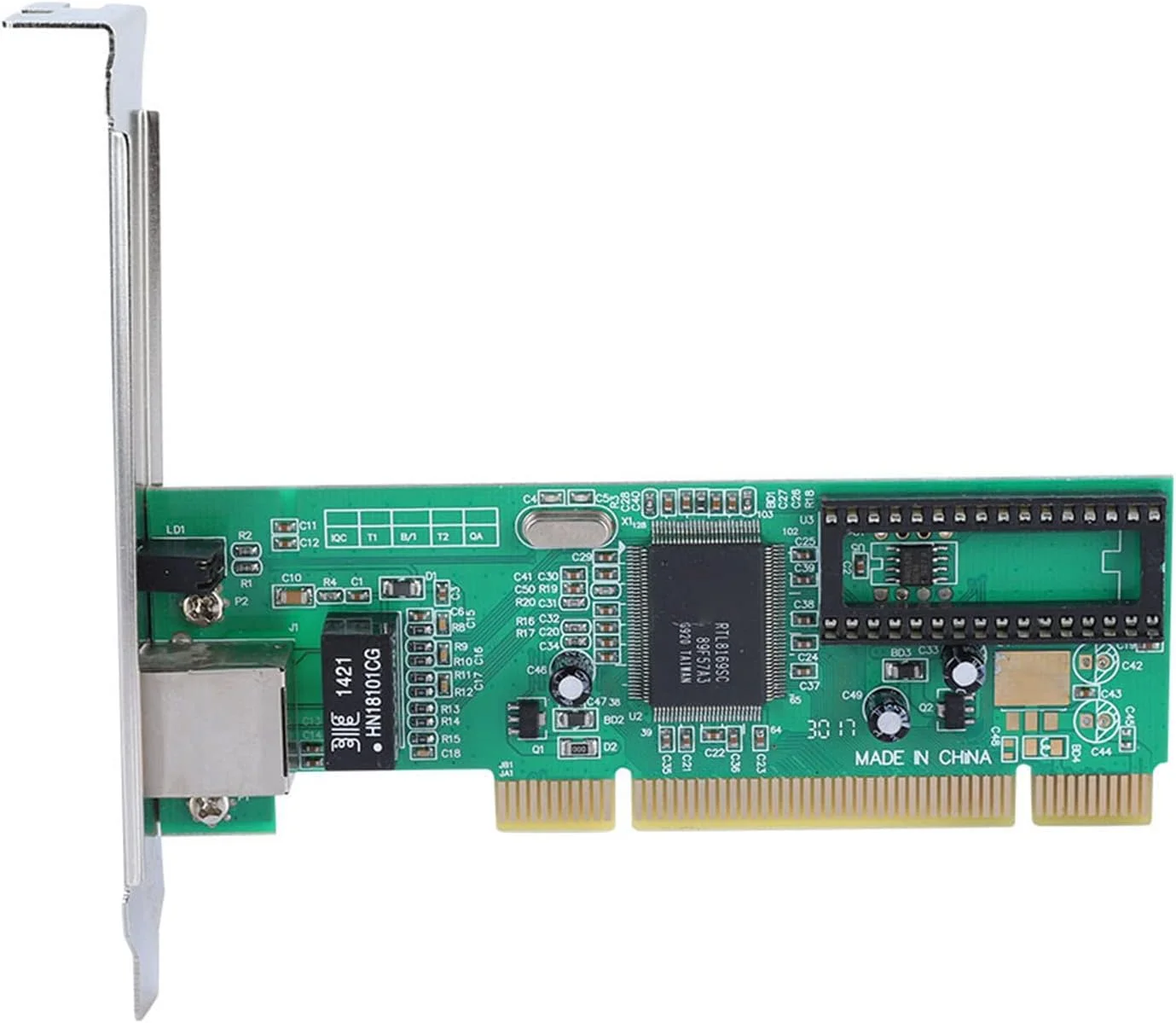 کارت شبکه گیگابیتی تک پورت VELATEMOR PCI، کارت اترنت PCI-E 10/100/1000Mbps با روکش طلا برای سرور داده اینترنت کافه