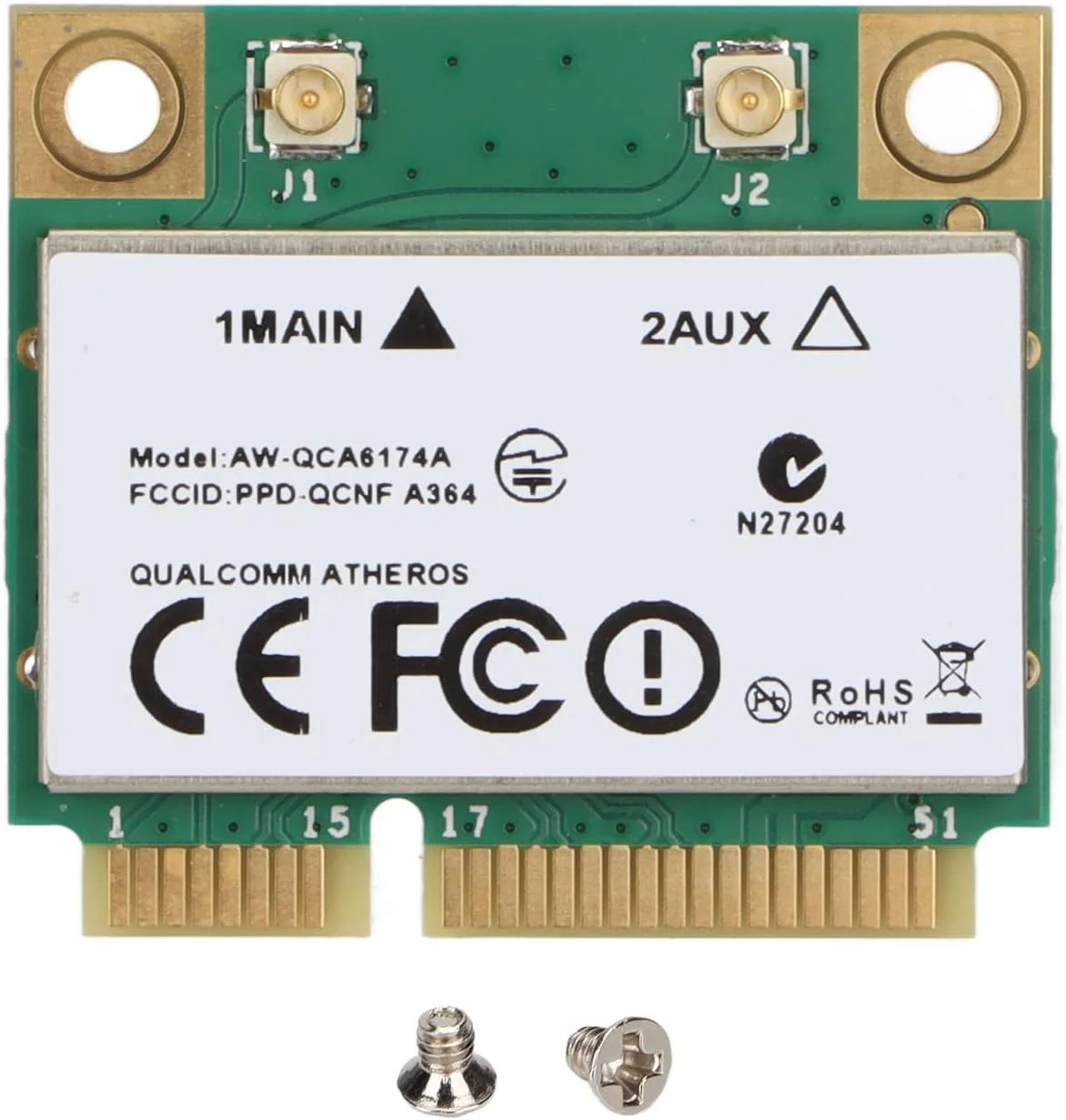 کارت شبکه وای فای Pcie، سازگار و مقرون به صرفه با کاربرد گسترده 1200 مگابیت بر ثانیه برای ویندوز 8، ویندوز 7 و ویندوز 10