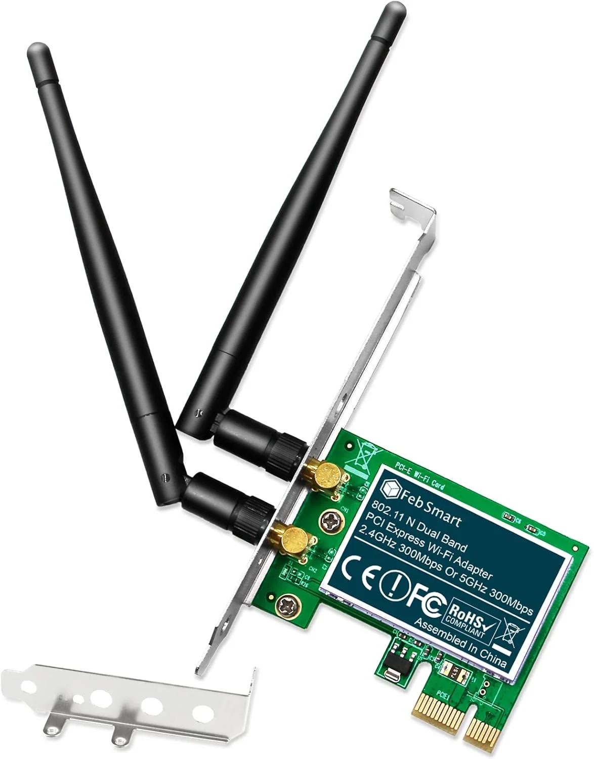 کارت شبکه بی‌سیم Feb Smart مدل FS-N600 سرعت 600 مگابیت بر ثانیه