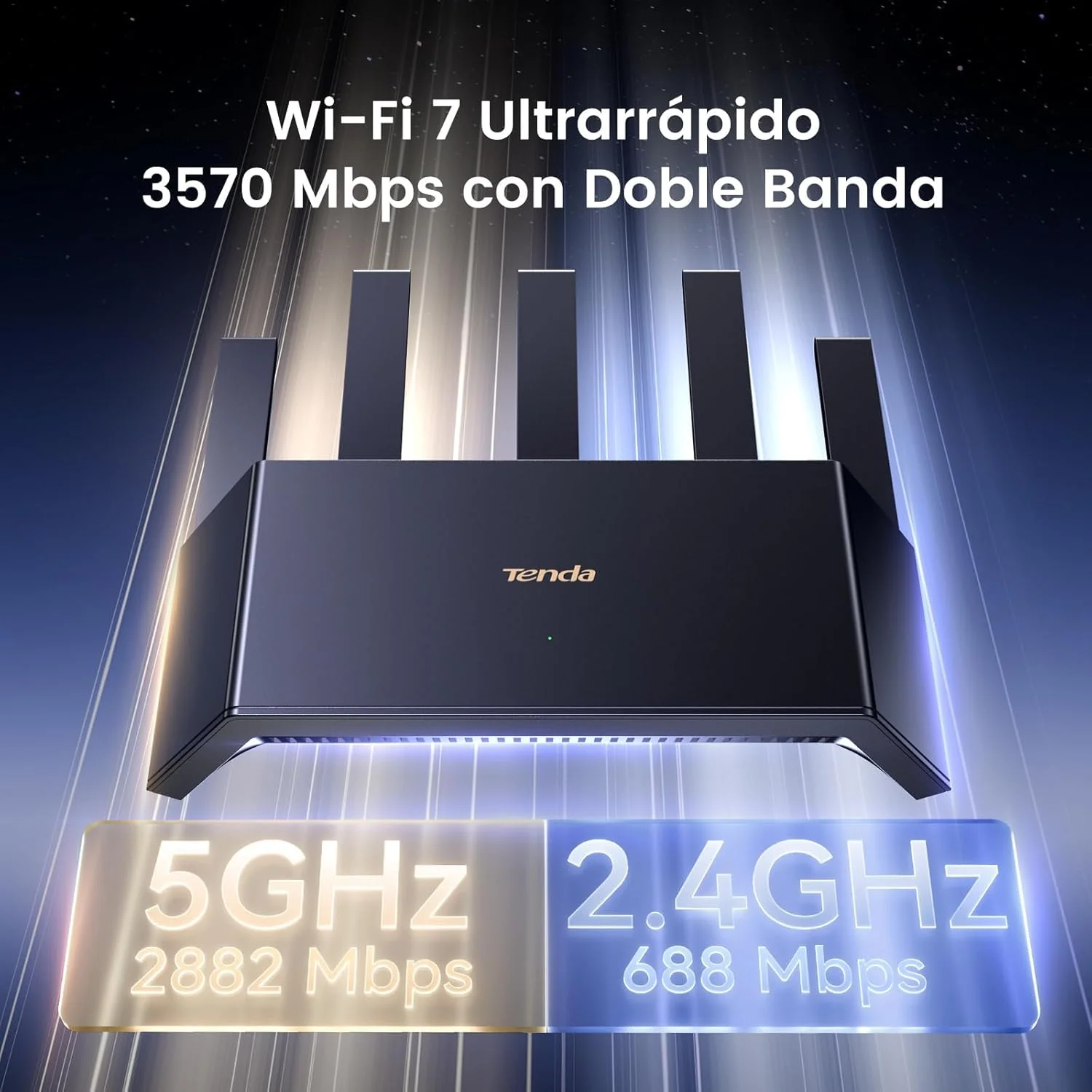 سوئیچ رومیزی 8 پورت گیگابیتی Tenda SG108، مشکی