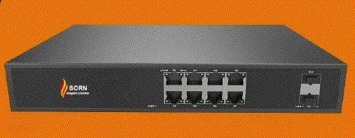 سوئیچ PoE اترنت سریع 8 پورت BC2108PE2GF-130W + 2*1G RJ45 UPLINK + 2*1G SFP UPLINK 130W