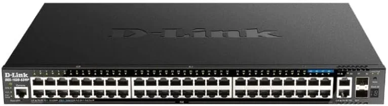 سوئیچ 44x GbE PoE و 2X 10 SFP+، ایده آل برای شبکه سازی کارآمد و تامین انرژی دستگاه ها، بهبود اتصال و عملکرد.