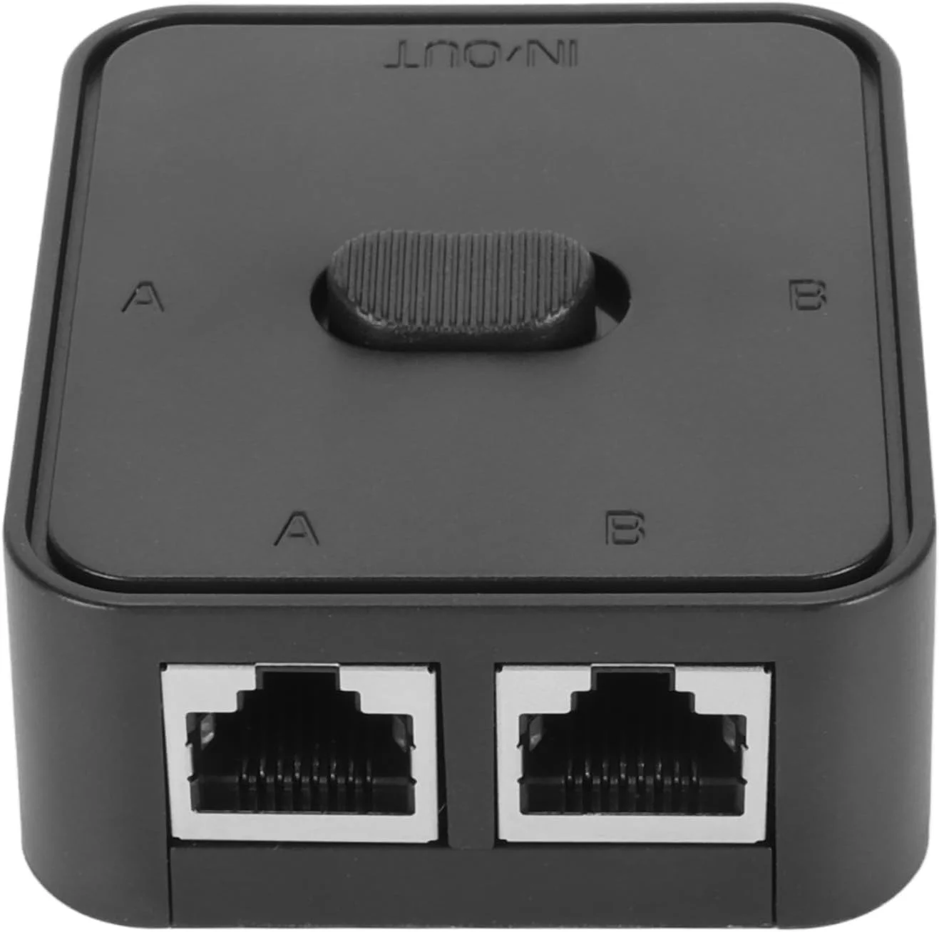 سوئیچ شبکه گیگابیتی 2 پورت، 1 خروجی در توسعه دهنده PoE اسپلیتر RJ45 برای شبکه Cat 6 با سرعت 10/100/1000 مگابیت بر ثانیه