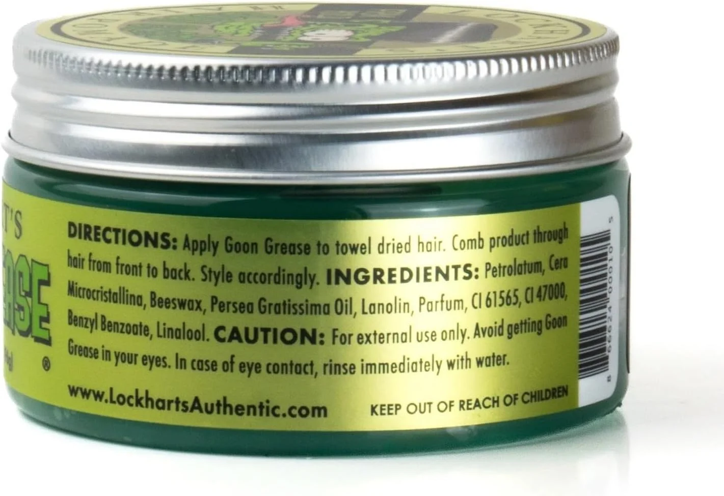 پماد مو Lockhart’s Authentic Goon Grease با قدرت نگهداری سنگین 120 میلی لیتر