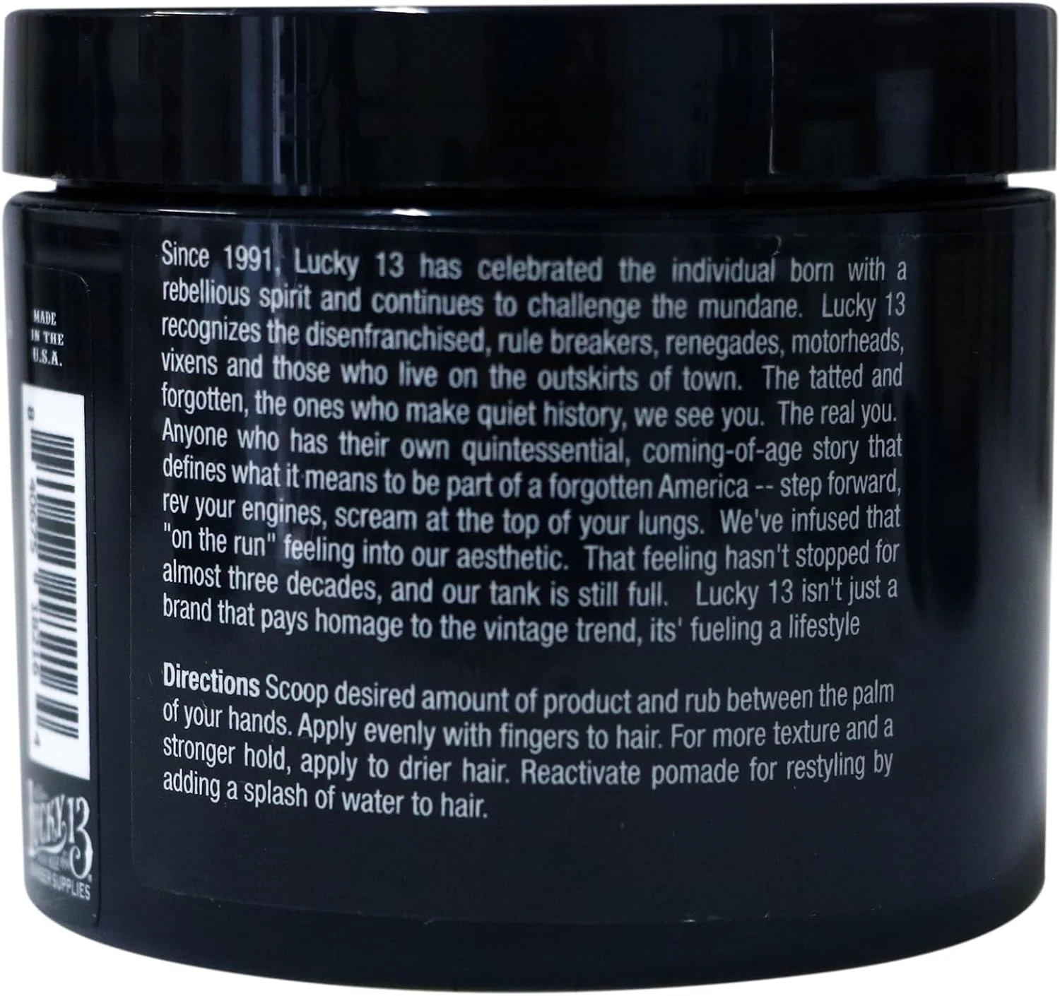 پماد موی اورجینال لاکی 13 | حالت دهی قوی | درخشش بالا | پایه آب | رایحه مای تای، 120 میل پماد موی اورجینال لاکی 13 | حالت دهی قوی | درخشش بالا | پایه آب | رایحه مای تای، 120 میل