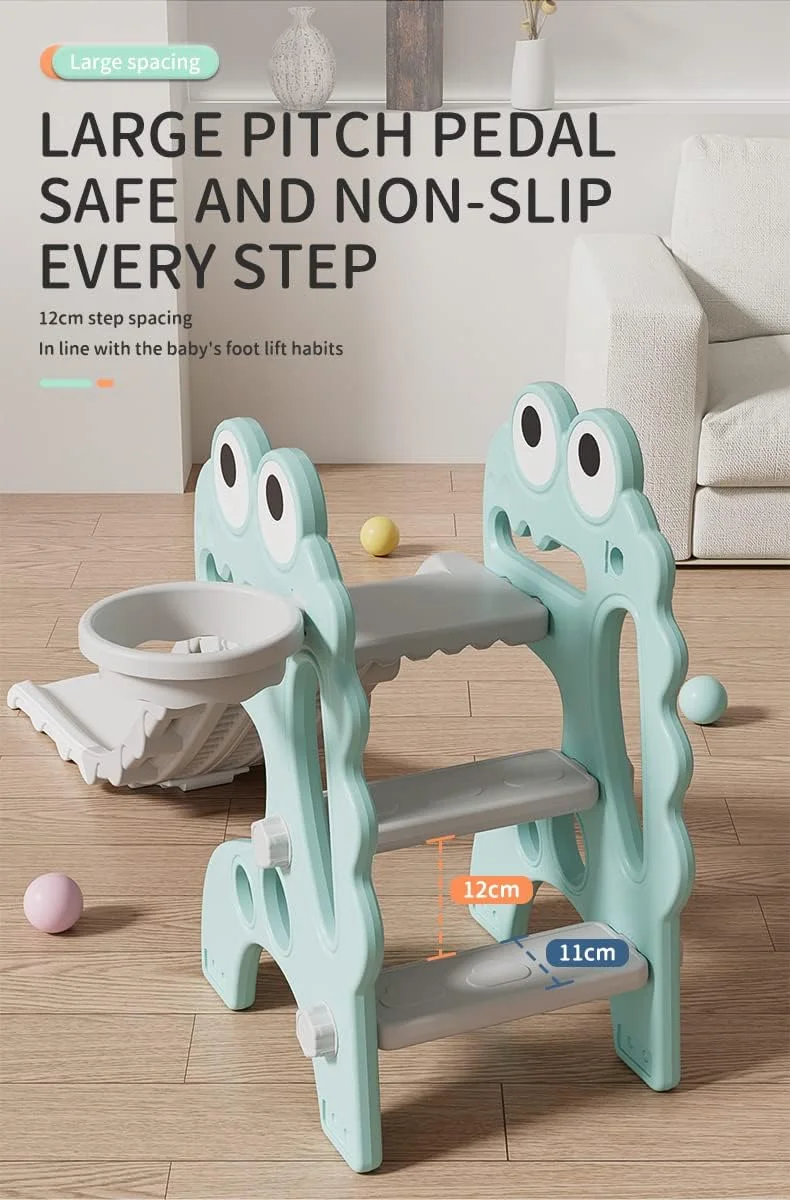 سرسره دو پله اسباب بازی RBW TOYS برای کودکان، سرسره شادی کودک، سرسره بازی پلاستیکی برای فعالیت ها و بازی های کودکان (B1) سرسره دو پله اسباب بازی RBW TOYS برای کودکان، سرسره شادی کودک، سرسره بازی پلاستیکی برای فعالیت ها و بازی های کودکان (B1)