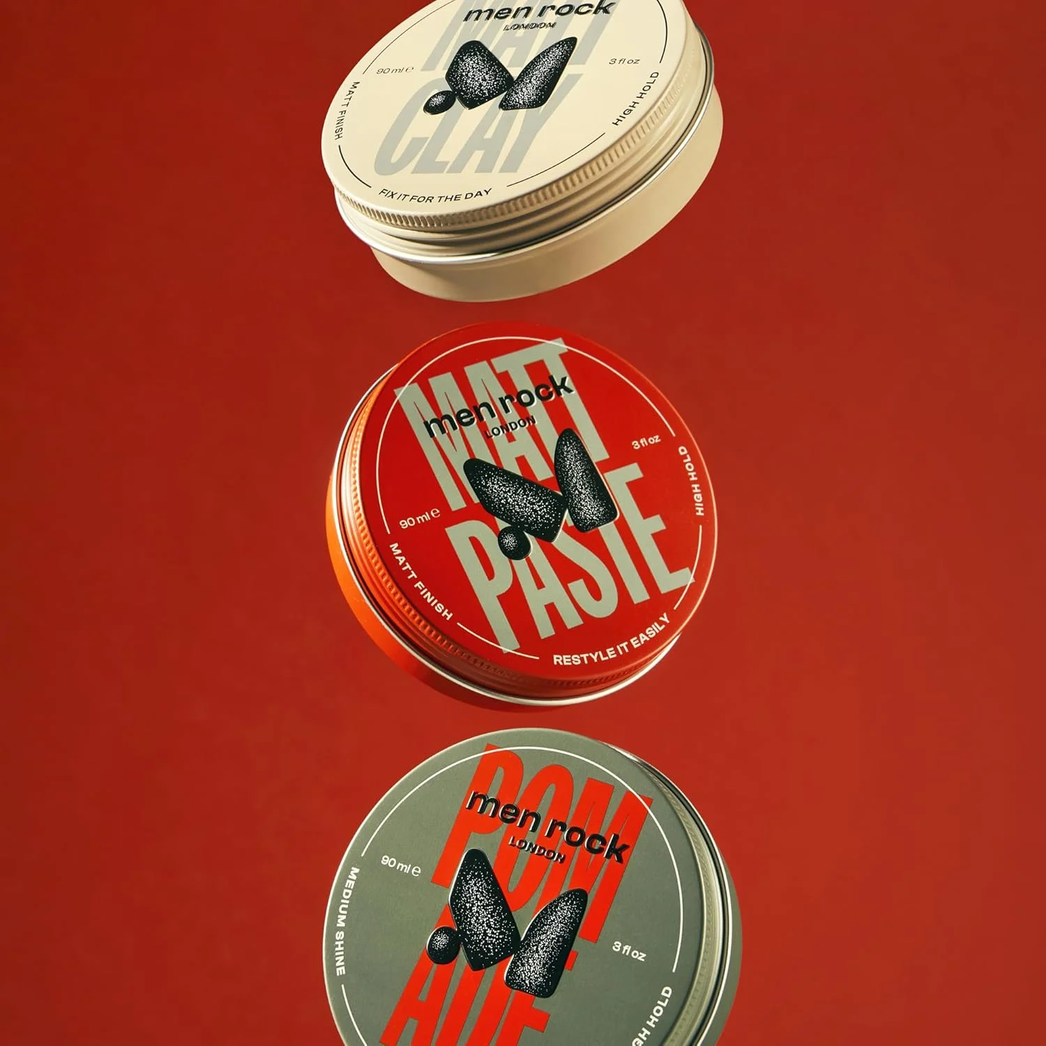 پماد حالت دهنده مو مردانه، براقیت متوسط و نگهداری قوی، فرمولاسیون بر پایه آب، استفاده و شستشوی آسان، ایده آل برای آقایان با مدل موهای شیک، 90 میلی لیتر