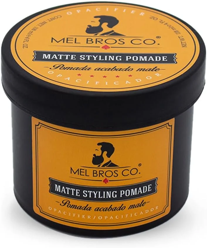 MEL BROS CO. - پماد حالت دهنده مات - پماد با پوشش مات، تثبیت فوق العاده، ظاهری بدون درخشش، به موهای خود سایه دهید، به استایل خود شکل دهید. (118 میلی لیتر)