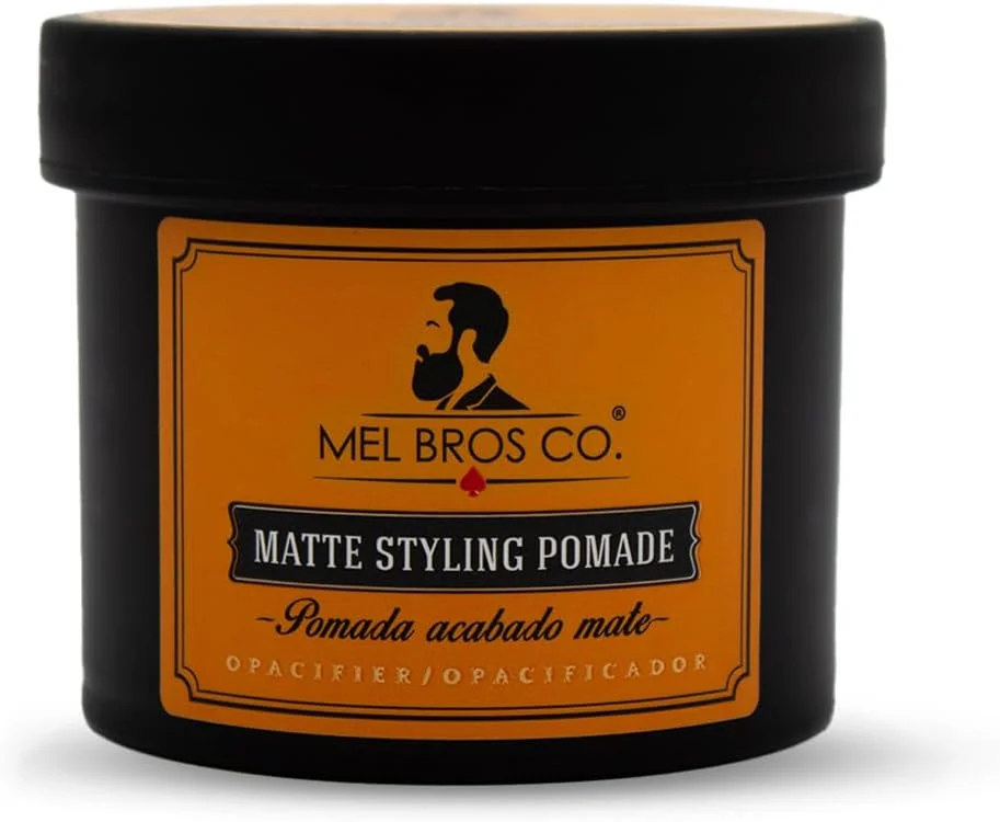 MEL BROS CO. - پماد حالت دهنده مات - پماد با پوشش مات، تثبیت فوق العاده، ظاهری بدون درخشش، به موهای خود سایه دهید، به استایل خود شکل دهید. (118 میلی لیتر) MEL BROS CO. - پماد حالت دهنده مات - پماد با پوشش مات، تثبیت فوق العاده، ظاهری بدون درخشش، به موهای خود سایه دهید، به استایل خود شکل دهید. (118 میلی لیتر)