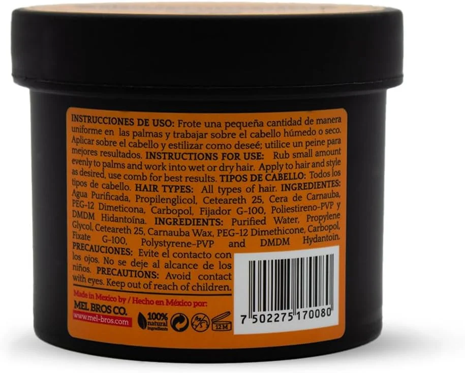 MEL BROS CO. - پماد حالت دهنده مات - پماد با پوشش مات، تثبیت فوق العاده، ظاهری بدون درخشش، به موهای خود سایه دهید، به استایل خود شکل دهید. (118 میلی لیتر) MEL BROS CO. - پماد حالت دهنده مات - پماد با پوشش مات، تثبیت فوق العاده، ظاهری بدون درخشش، به موهای خود سایه دهید، به استایل خود شکل دهید. (118 میلی لیتر)