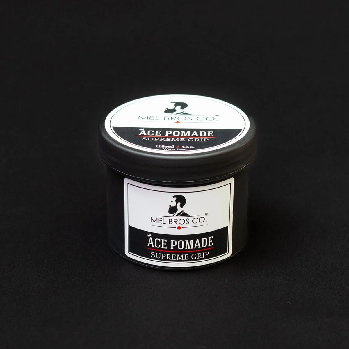 Mel Bros Co. CO - ACE POMADE - POMADA SUPREME GRIP 4oz - فیکساسیون پایه آب Supreme Biotin Keratin Mel Bros Co. CO - ACE POMADE - POMADA SUPREME GRIP 4oz - فیکساسیون پایه آب Supreme Biotin Keratin