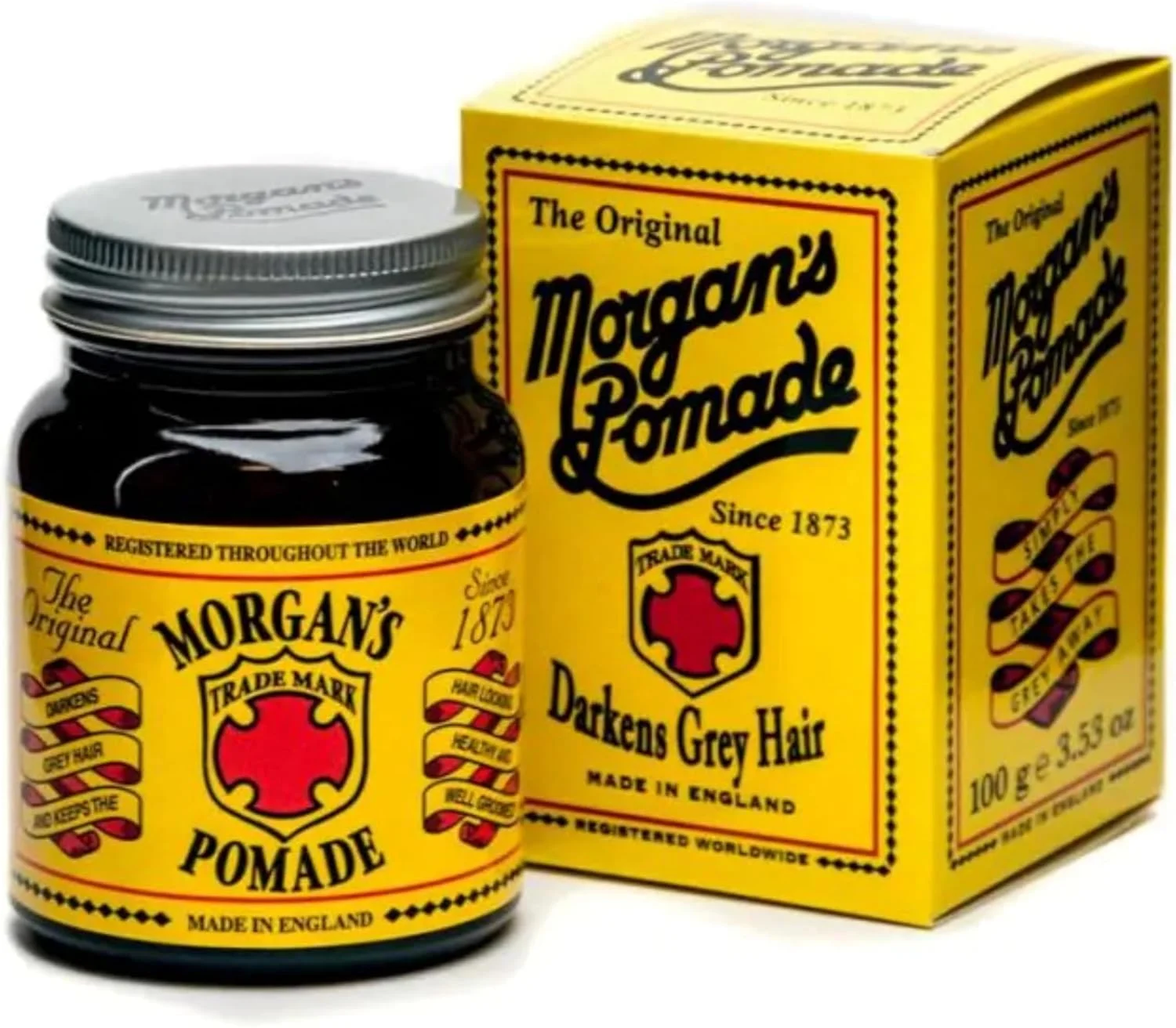 پماد موی مورگان برای تیره کردن موهای سفید، 100 گرم