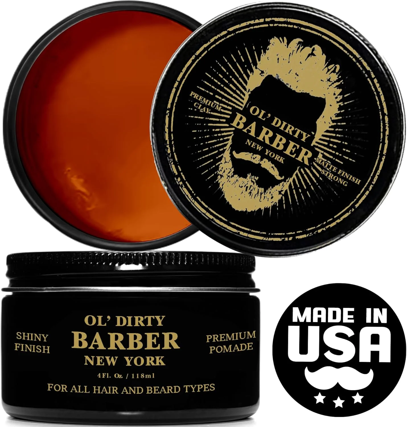 OL' DIRTY BARBER NYC (درخشان) - پماد مو مردانه (درخشان) 120 میلی لیتر