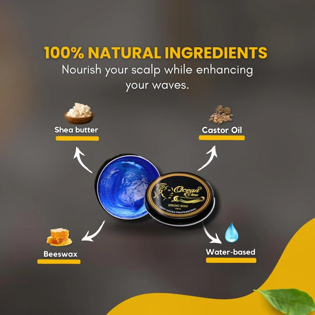پماد مو OCEAN VIEW DEEP WAVES - حالت دهنده قوی مو 120 میلی لیتر - حالت دهی و تمرین مو