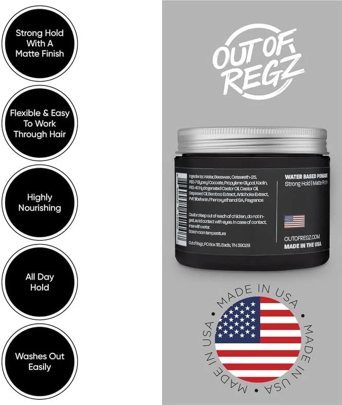 پماد حالت دهنده مو Out of Regz Operator - با قدرت نگهداری بالا و نمای مات پماد حالت دهنده مو Out of Regz Operator - با قدرت نگهداری بالا و نمای مات