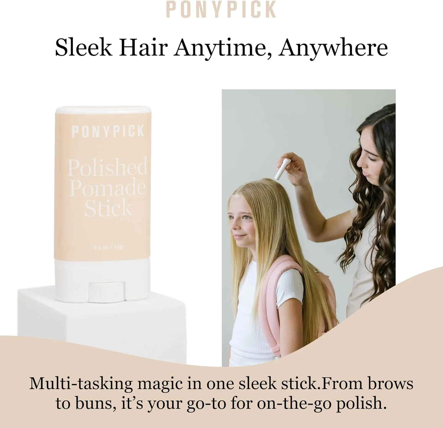 استیک حالت دهنده مو | حالت دهی قوی، درخشش طبیعی و کنترل وز مو | حالت دهنده و صاف کننده موهای فراری | مناسب سفر، بدون پارابن، بدون تست حیوانی 15 گرم