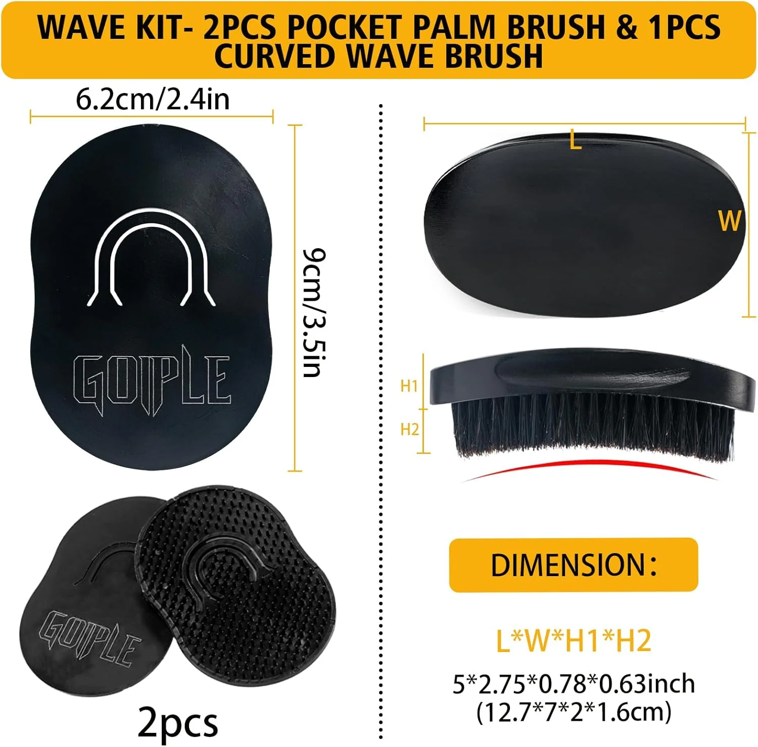 کرم حالت دهنده مو مردانه با قدرت نگهداری بالا و شستشوی آسان، تقویت کننده حالت موج دار، رطوبت رسان، درخشان کننده، به همراه برس و کلاه دورگ