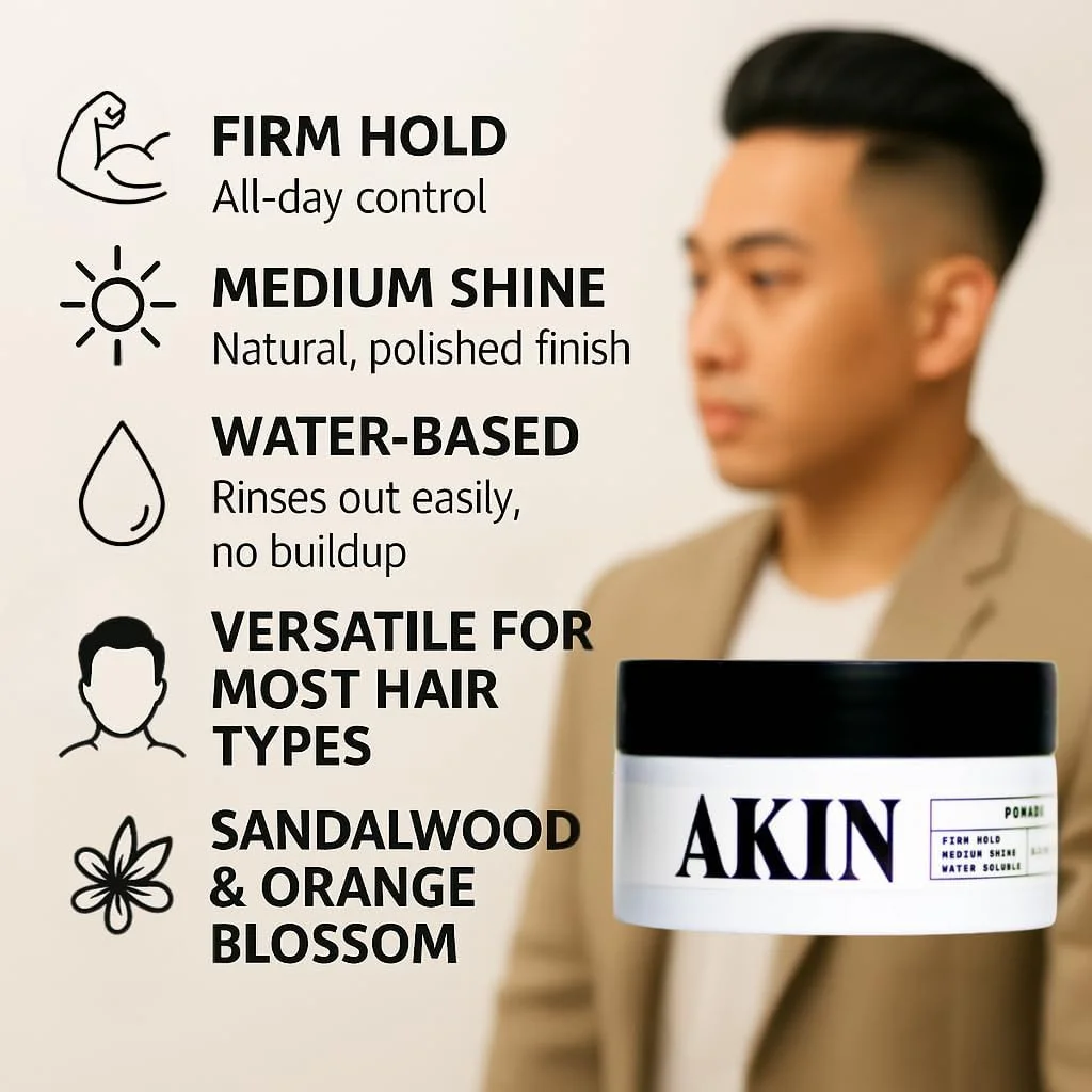 پماد مو برای آقایان و بانوان | حالت دهنده قوی با درخشش متوسط | پماد حالت دهنده مو بر پایه آب | شستشوی آسان، بدون چربی | حجم 100 میل مناسب مسافرت